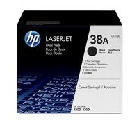 Originale HP 38A 2-Pack Original Laserjet Cartridges 2 Pz Nero