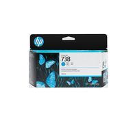 Originale HP 738 130-ml Cyan DesignJet Ink Cartridge Nero
