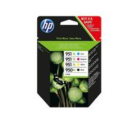 Originale HP 950Xl High Yield Nero 951Xl High Yield Cyano Magenta Giallo 4-Pack S 4 Pz Cmyk Nero, Ciano, Magenta, Giallo