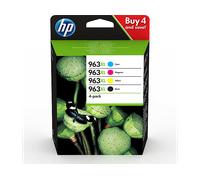 Originale HP 963Xl 4-Pack High Yield Cmyk S 4 Pz Cmyk Nero, Ciano, Magenta, Giallo