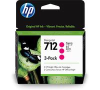 HP Confezione da 3 cartucce di inchiostro magenta originale DesignJet 712 da 29 ml