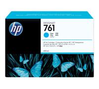 HP 761 CM994A, Cartuccia Originale da 500 Pagine, Compatibile con Stampante DesignJet T7100, Ciano