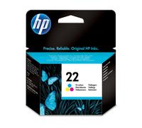 ORIGINALE HP Cartuccia d'inchiostro differenti colori C9352AE 22 165 pagine 6ml