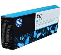 HP 727 Ciano, Cartuccia Inchiostro Originale | Compatibile con HP DesignJet Serie T3600, T2500, T1500 & T900, HP 727 Testina di Stampa DesignJet, 300 ml (F9J76A)