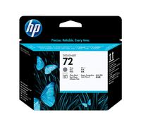 Originale HP Hp Inc - Testina fotografica 72 grigio e nero Nero