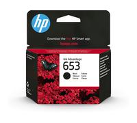 HP 653 Black Original Ink Advantage Cartridge cartuccia d'inchiostro 1 pezzo(i) Resa Standard Nero