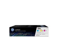 ORIGINALE HP Multipack ciano / magenta / giallo CF341A 126A 3 Toner 126A: c+m+y