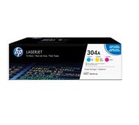 Originale HP Color LaserJet CM 2320 N MFP Toner (304A / CF 372 AM) multicolor Multipack (3 pz.), 2,800 pagine, 12.82 cent per pagina
