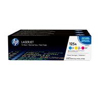 ORIGINALE HP Multipack ciano / magenta / giallo CF373AM 125A CB541A + CB542A + CB543A