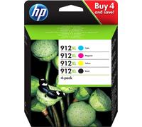 ORIGINALE HP Multipack nero / ciano / magenta / giallo 3YP34AE MCVP 912 XL mod.