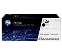 HP Confezione da 2 cartucce originali di Toner nero LaserJet 12A