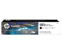 Originale HP nero originale ad alta capacità 981X PageWide Nero