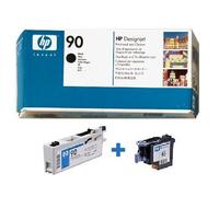 Originale HP Testina Designjet 4000 4050 4500 Ps / N.90 C5054A C5055A -C5057A