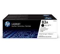 Hp confezione doppia di cartucce toner originali nero 83a laserjet