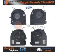 Originale HP Victus 16-D 16-E 60W CPU Termico Ventola Raffreddamento M54775-001