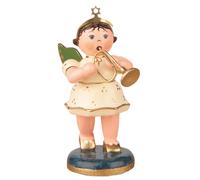 Originale Hubrig Arte Popolare Angelo Con Tromba Monti Metalliferi