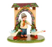 Originale Hubrig Arte Popolare Und Landidyll - Gänsehirte Erzgebirge