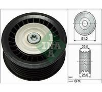 Originale INA Guida di Guida Cinghia Scanalata 532 0678 10 per Dacia