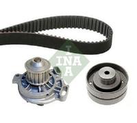 Originale INA Pompa Acqua + Kit Cinghia Distribuzione 530 0153 30 per VW