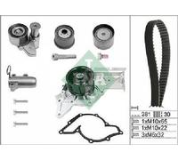 Originale INA Pompa Acqua + Kit Cinghia Distribuzione 530 0480 30 per Audi
