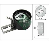 Originale INA Rullo Tensionatore Cinghia 531 0850 10 Per Citroën Fiat Ford Mazda