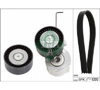 Originale INA Set Cinghia Scanalata 529 0320 10 per Volvo