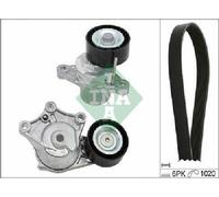 Originale INA Set Cinghia Scanalata 529 0323 10 per Citroën Peugeot