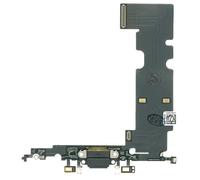 Originale IPHONE 8 Plus Docking Connector Microfono Antenna Cavo Flessibile Nera