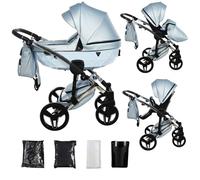 Originale Junama Diamond S Class - sistemi modulari passeggino combinato 2in1 3in1 4in1 Exclusive Prams (10 - azurro, 2in1)