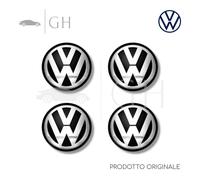 ORIGINALE - KIT 4 TAPPI / COPERCHI / COPRI MOZZI RUOTE / CERCHI VW POLO (VI)