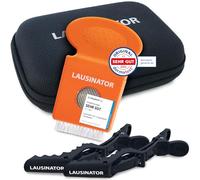 Originale Lausinator 3-in-1 pettine antipidocchi e lendini in metallo con lente, con box e 2 fermagli. Bambini e adulti. Antiforfora, antipulci