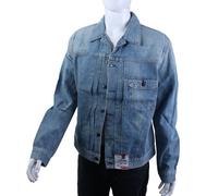 Originale Levi's Uomo Giacca di Jeans Levis 201 Edizione Speciale Blu Div. Mod.