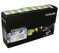 Originale LEXMARK C734A1CG Toner - Compatibile con C 734 DN - 6000 pagine Ciano