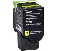 ORIGINALE Lexmark toner giallo C232HY0 C/MC2325/2425/2535 ~2300 Pagine mod. C232HY0 C/MC2325/2425/2535 EAN 734646667111