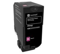 Lexmark 74c20m0 cartuccia toner 1 pz originale magenta