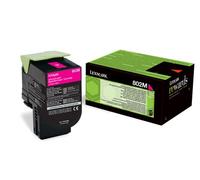 ORIGINALE Lexmark toner magenta 802M 80C20M0 1000 pagine cartuccia di stampa riutilizzabile