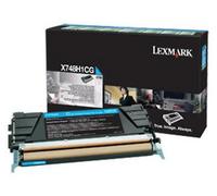 Lexmark X748H1CG toner originale ciano 10.000 copie per Lexmark X748DE