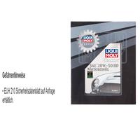 LIQUI MOLY 1129 OLIO minerale SAE 20W-50HD lubrificante per MOTORE Auto Moto 5L