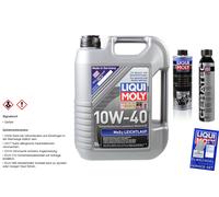 Originale Liqui Moly Set 5L MoS2 Bassa Visciosità 10W-40 Cera Tec pro-Line
