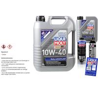 Originale Liqui Moly Set 6L MoS2 Bassa Visciosità 10W-40 Cera Tec pro-Line