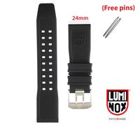 Originale Luminox Ricambio Fascia 24mm Cinturino IN Gomma Navy Guarnizioni Serie