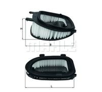 Originale Mahle Filtro Aria LX 3541