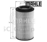 Originale MAHLE Ricambio Filtro Olio Motore Inserti OX 153D3 OX153D3