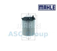 Originale MAHLE Ricambio Filtro Olio Motore Inserti Ox 171/16d OX171/16D