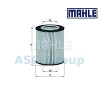 Originale MAHLE Ricambio Filtro Olio Motore Inserti OX 433D OX433D