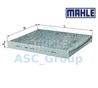 Originale MAHLE Ricambio Interno Aria Filtro Anti-polline Cabina Lak 182 LAK182
