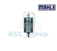 Originale MAHLE Ricambio Motore con Cavo Carburante Filtro KL 14