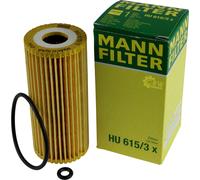 Originale MANN-FILTER Filtro Olio HU 615/3 X