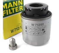 Originale Mann Filter Filtro Olio+Vite per Audi A3 Seat Skoda VW Golf 5 6