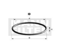 MANN-FILTER Guarnizioni BMW,WIESMANN,ALPINA DI 007-00 11421744001,11427549573 Guarnizione, Filtro olio